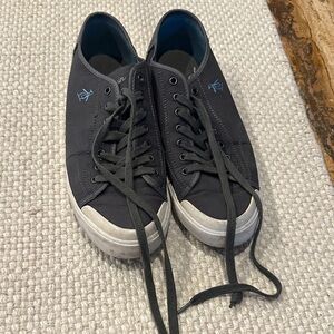 Original Penguin Charcoal and White Sneakers